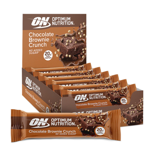 Optimum Nutrition Crunch Bar 10x65g — Choc Brownie — product front