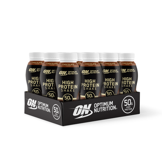 Optimum Nutrition Protein Shake 12x500ml - Chocolate product packaging