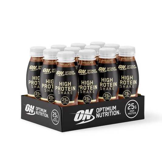 Optimum Nutrition Protein Shake 12x330ml - Chocolate product packaging
