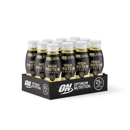 Optimum Nutrition Protein Shake 12x330ml — Vanilla — product front