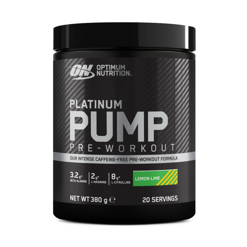 Optimum Nutrition Platinum Pump 380g — Lemon Lime — product front