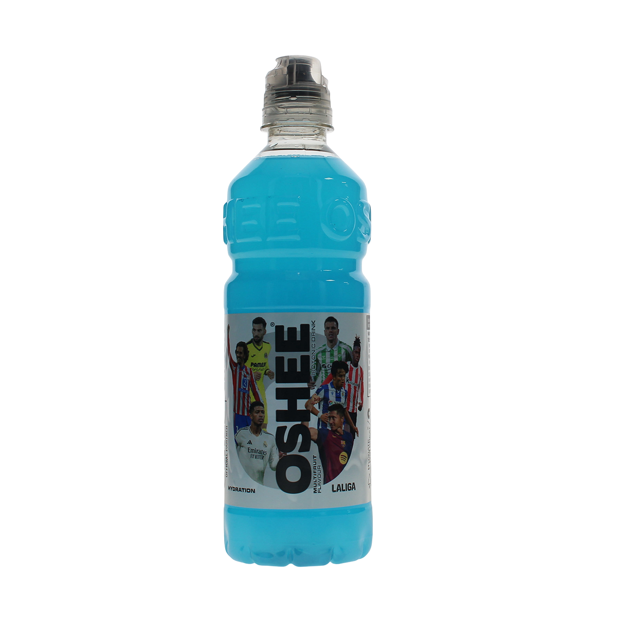 OSHEE Isotonic blue bottle (multifruit colourway)