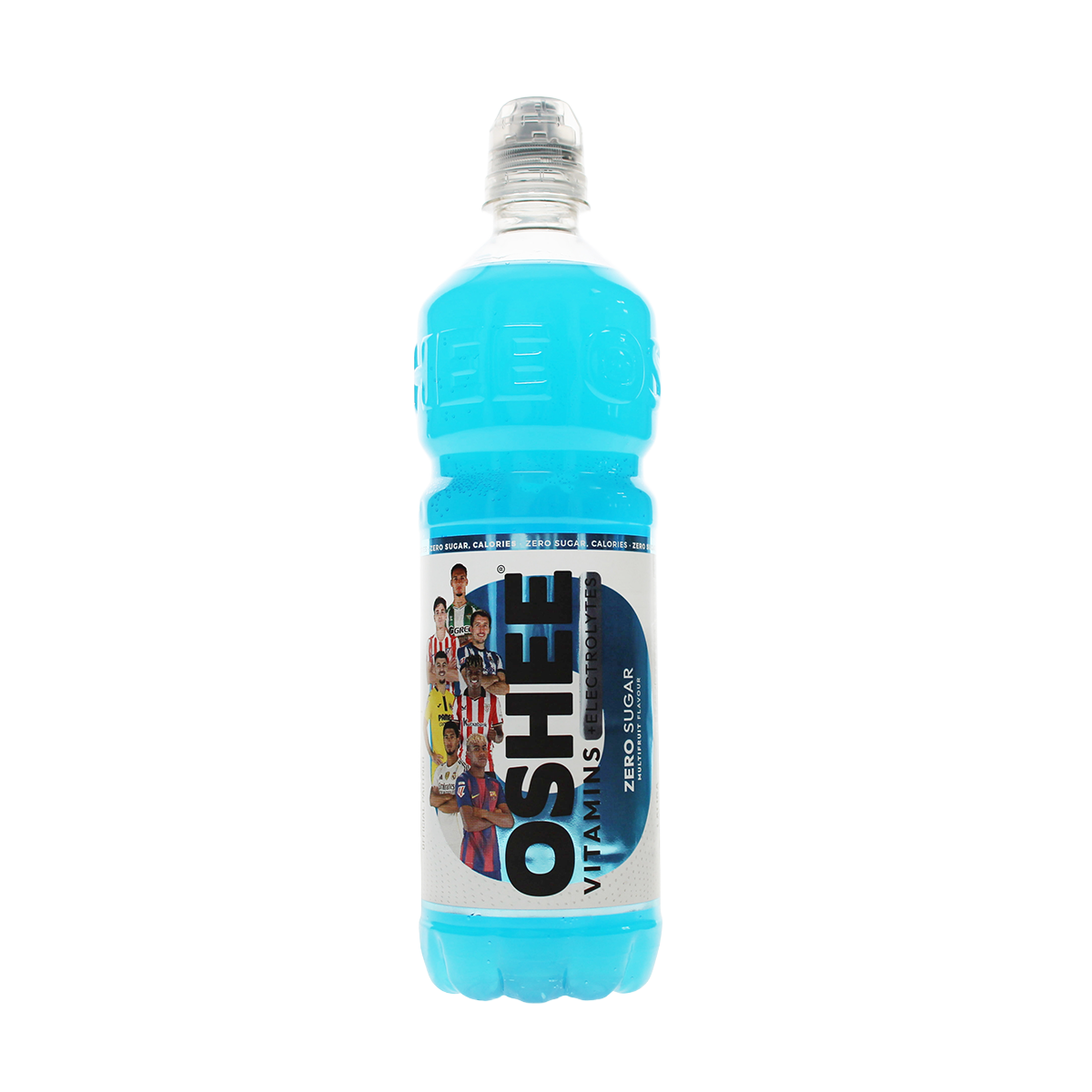OSHEE Isotonic ZERO SUGAR blue bottle (multifruit colourway)