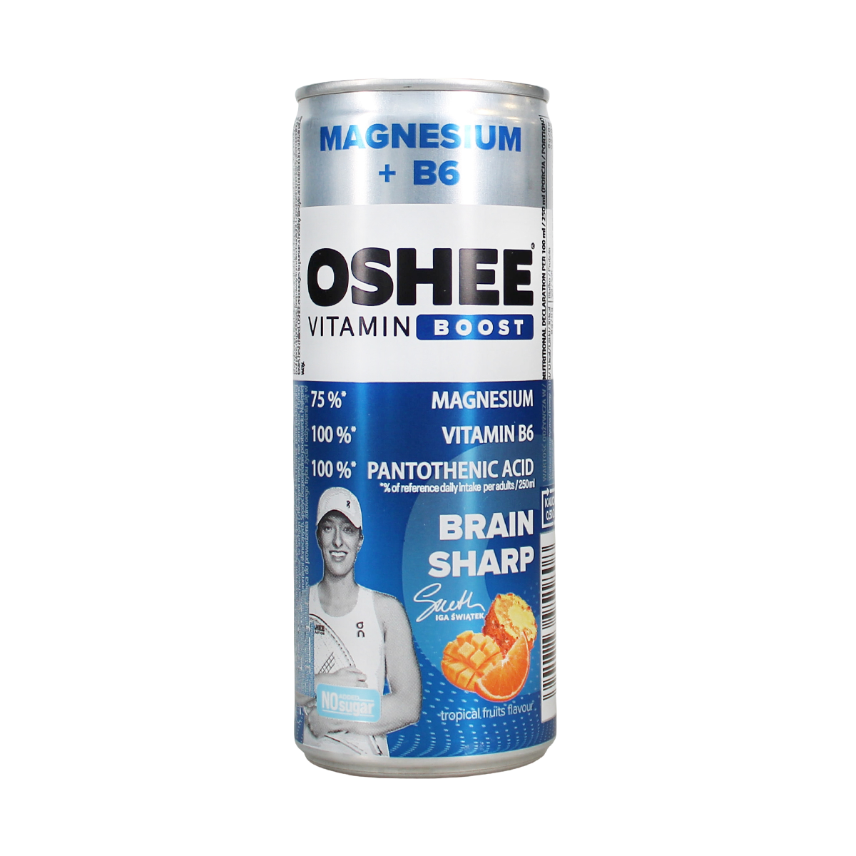OSHEE Vitamin Boost Magnesium + B6 Tropical Fruits can