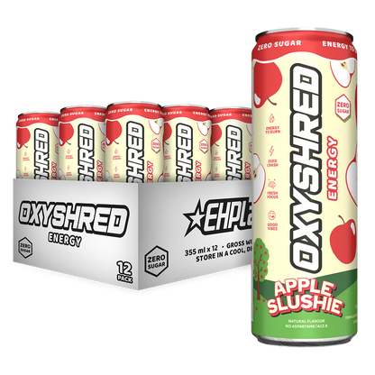 EHP Labs OxyShred Ultra Energy Drink RTD 12x355ml Apple Slushie packshot