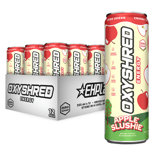 EHP Labs OxyShred Ultra Energy Drink RTD 12x355ml Apple Slushie packshot
