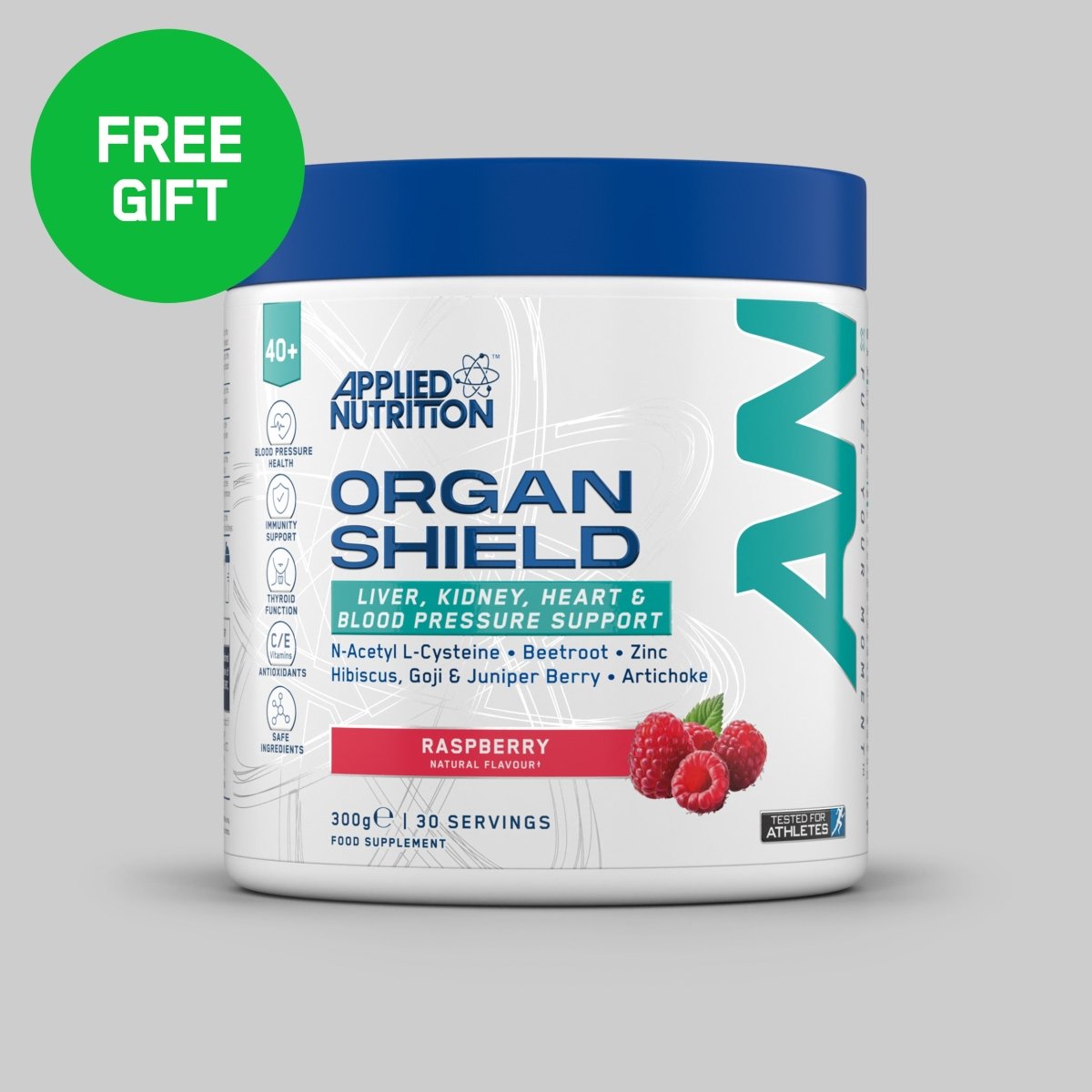 Applied Nutrition Organ Shield (40+ Range) 300g Raspberry packshot