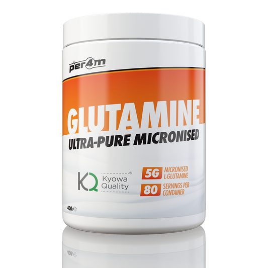 Per4m Glutamine 400g - No Flavour product packaging