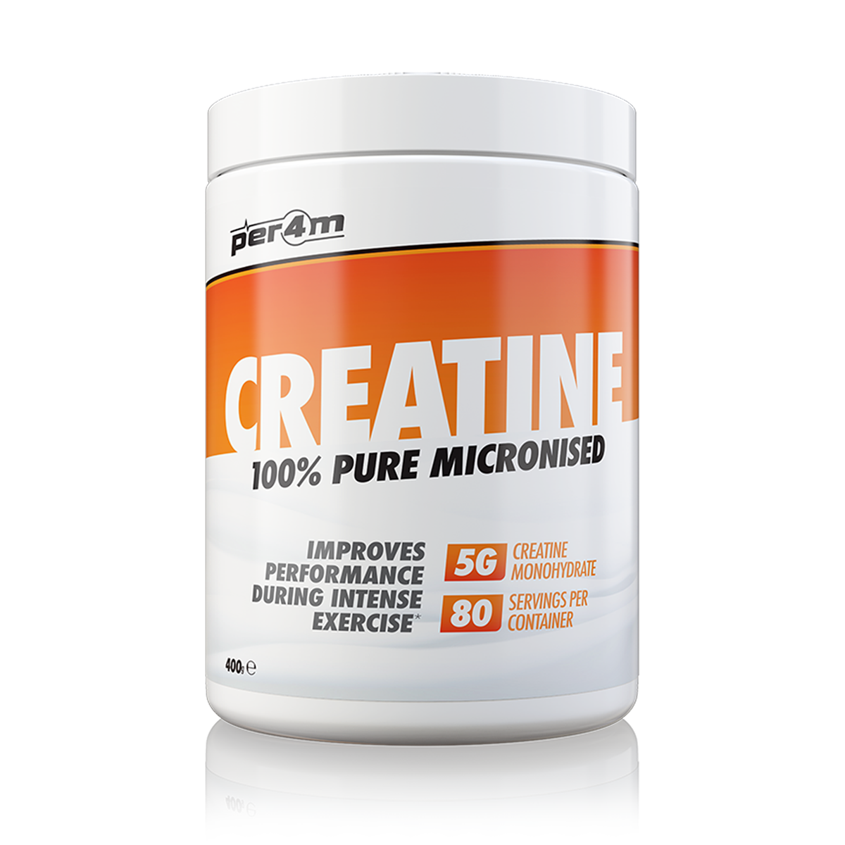 Per4m Creatine 400g - Unflavoured product packaging