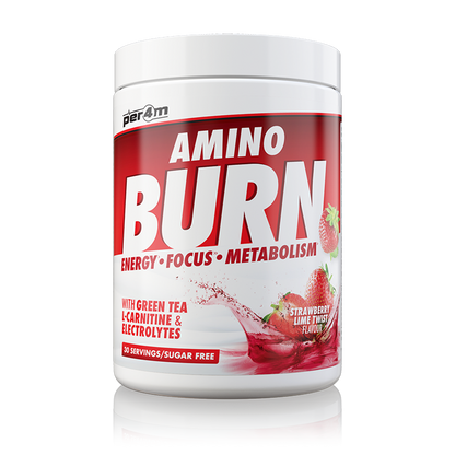 Per4m Amino Burn 240g - Strawberry Lime Twist product packaging