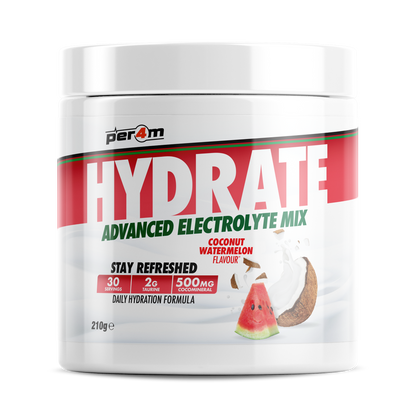 Per4m Hydration 210g — Coconut Watermelon — front of tub
