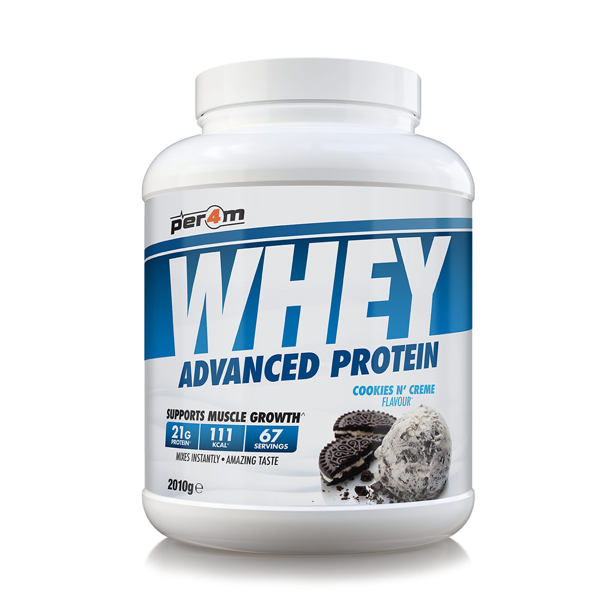 Per4m Advanced Whey Protein 2.01kg - Cherry Bakewell product packaging