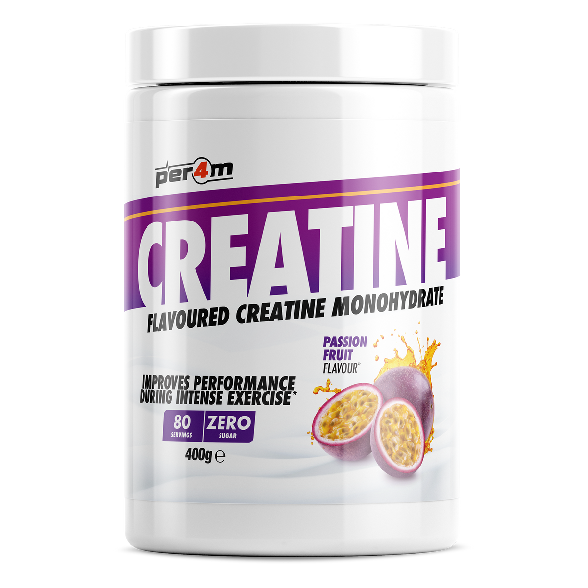 Per4m Creatine 400g — Passionfruit — product front