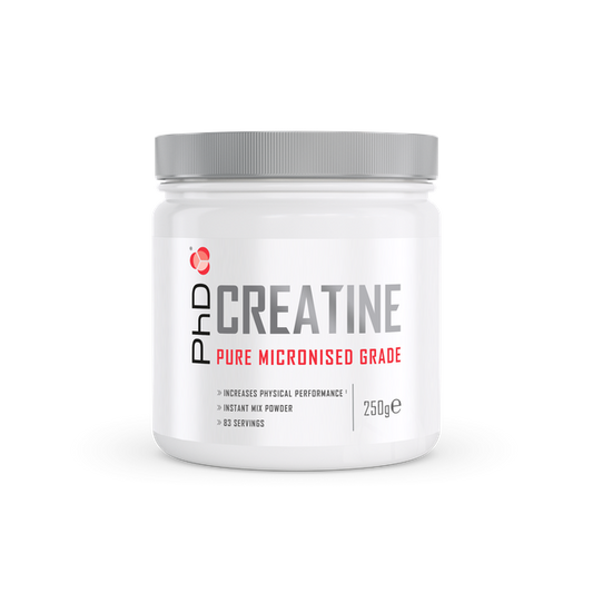PhD Nutrition Micronised Creatine 250g packshot