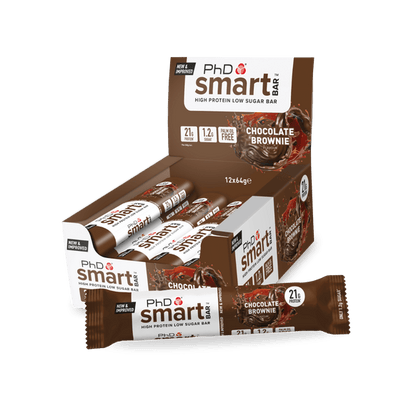 PhD Nutrition Smart Bar 12x64g Choc Brownie packshot