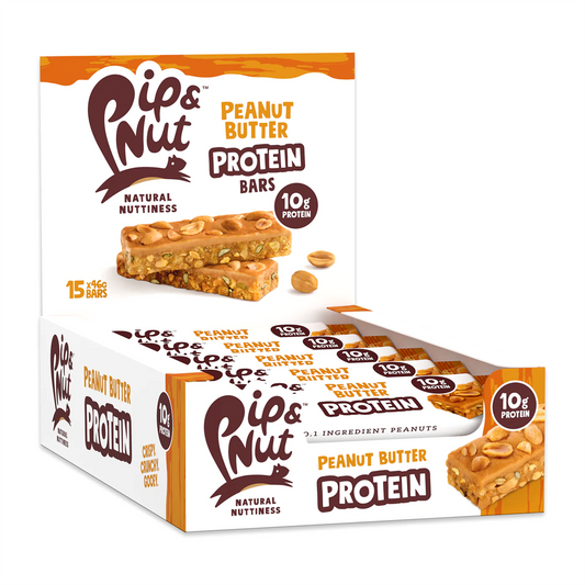 Pip & Nut Protein Bar 15x46g Peanut Butter packshot