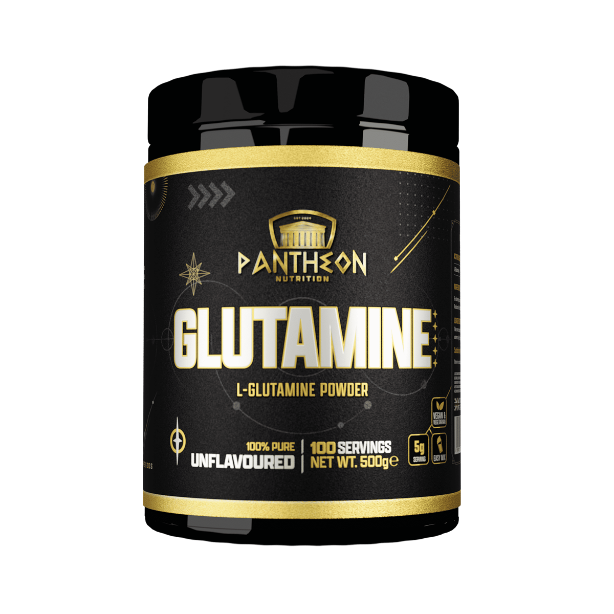 Pantheon Nutrition L-Glutamine 500g Unflavoured packshot