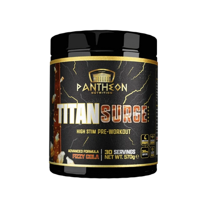 Pantheon Nutrition Titan Surge High Stim 570g Fizzy Cola