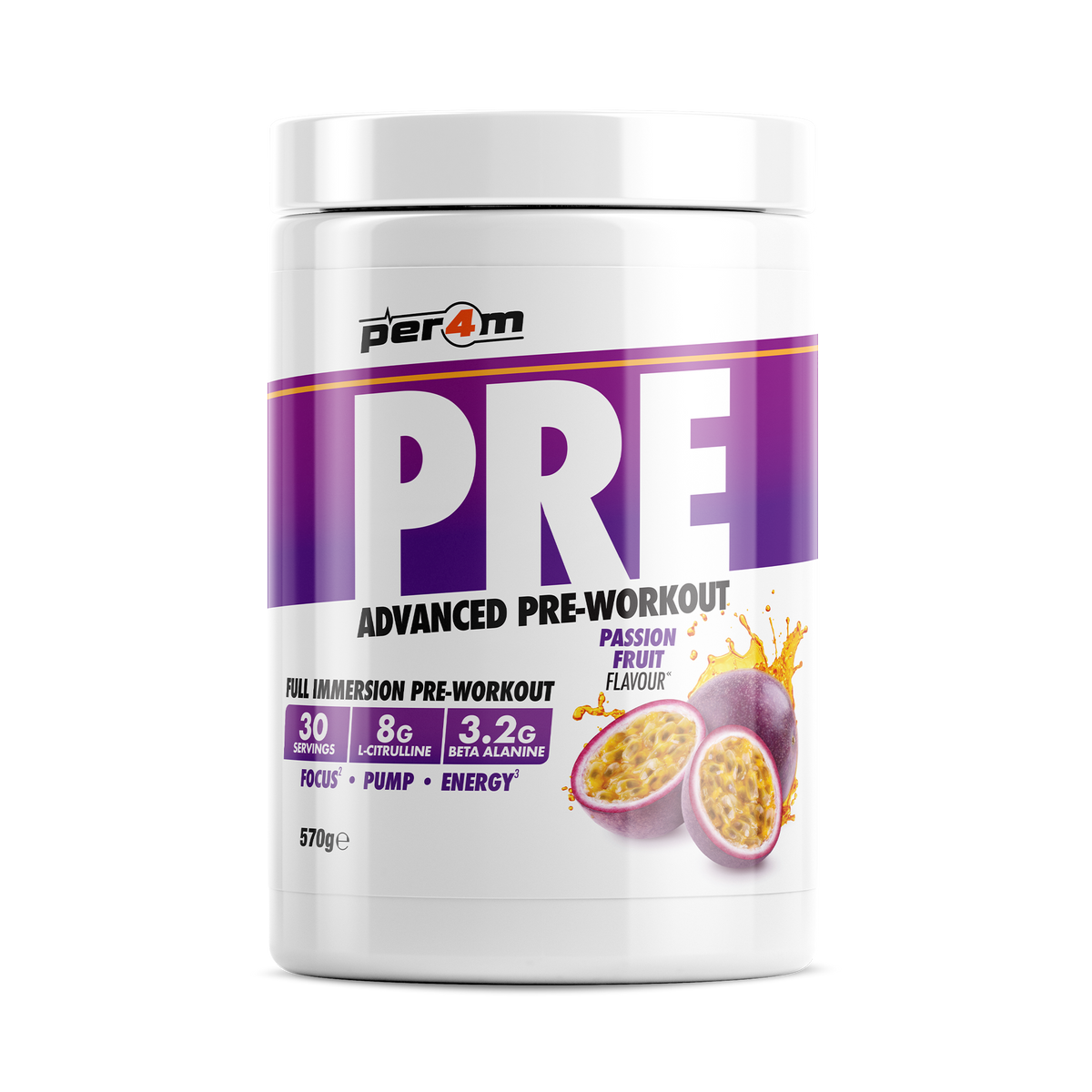 Per4m Pre 570g — Passion Fruit