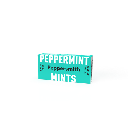 Peppersmith Mints 12x15g - Peppermint product packaging