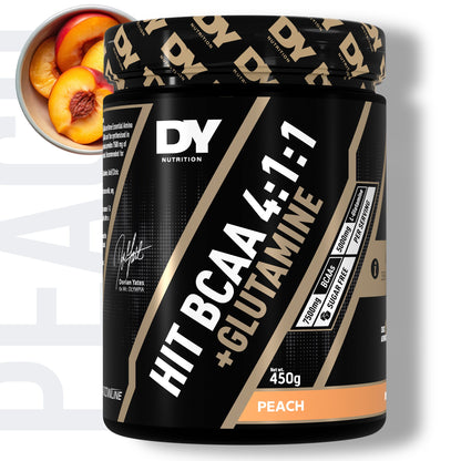 DY Nutrition Hit BCAA 4:1:1 + Glutamine 450g — Peach