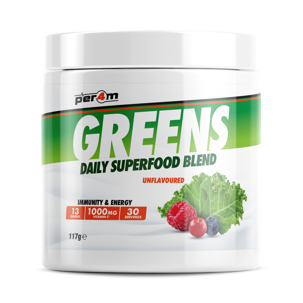Per4m Greens 117g Unflavoured - Unflavoured