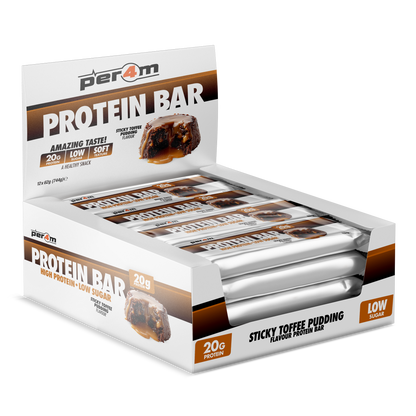 Per4m Protein Bar Sticky Toffee 12x62g packshot