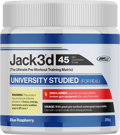 USP Labs Jack3d Advanced 315g Blue Raspberry