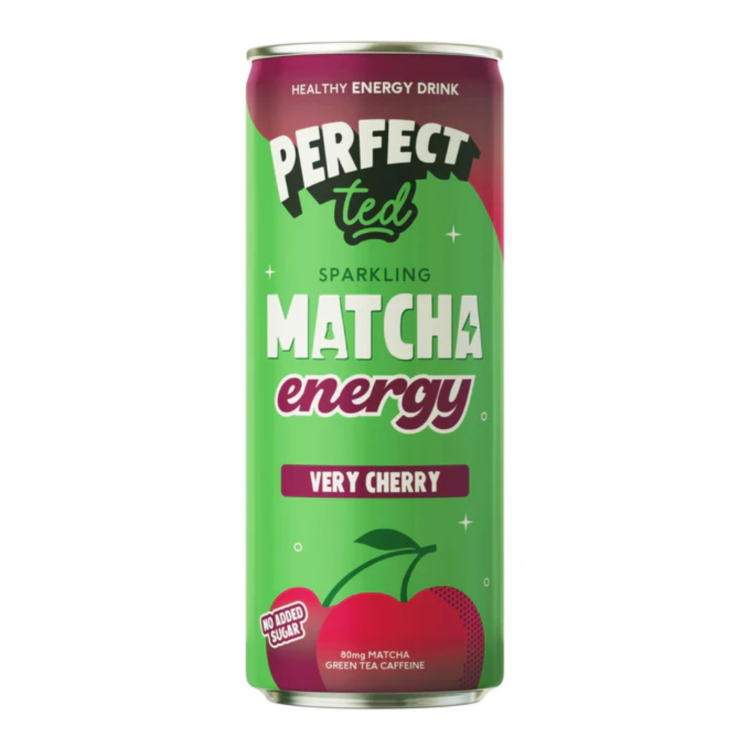PerfectTed Matcha Energy Very Cherry 250ml can