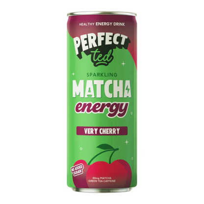 PerfectTed Matcha Energy Very Cherry 250ml can