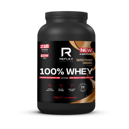 Reflex Nutrition 100% Whey 720g — Salted Peanut Caramel
