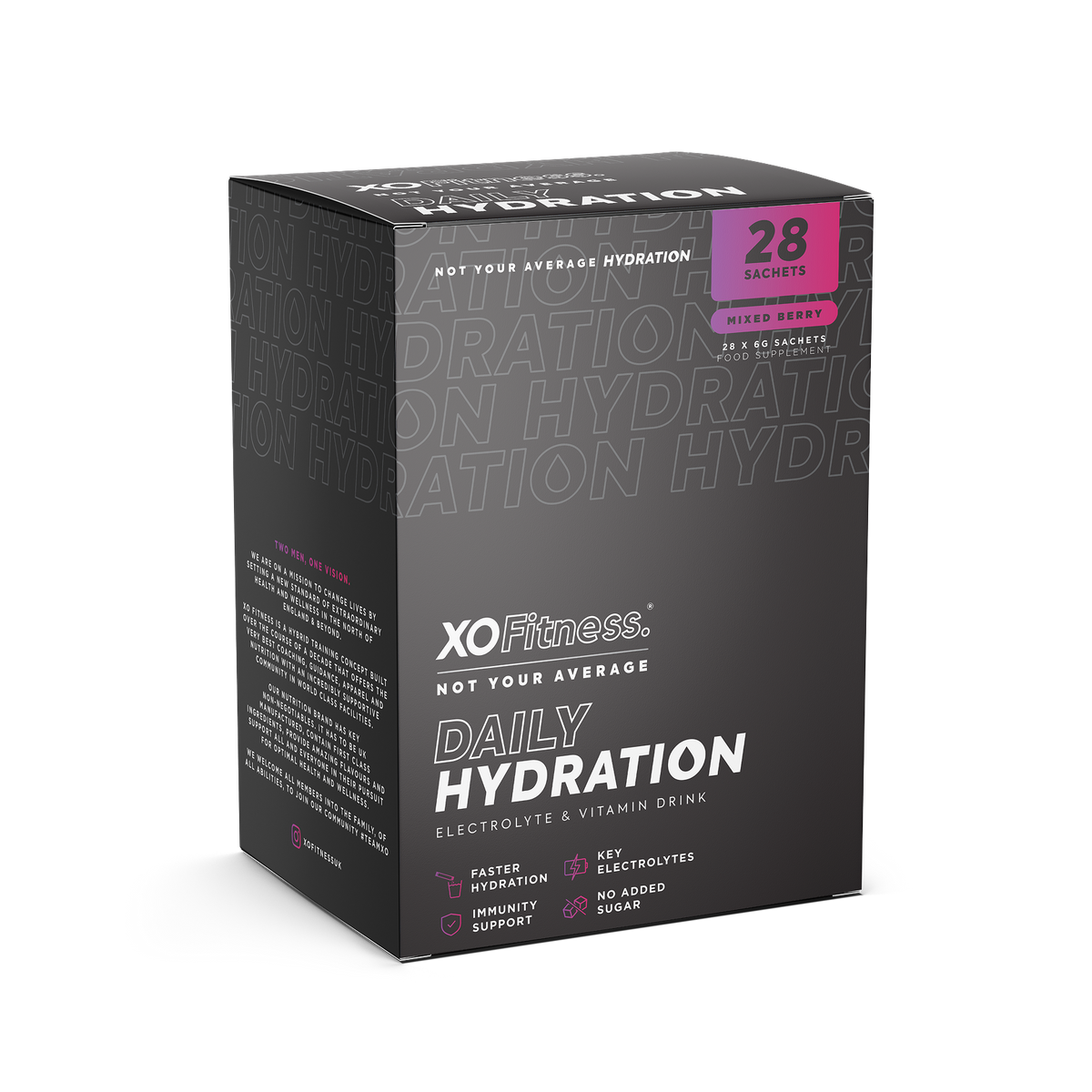 XO Fitness Hydration Sachet 28x6g - Mixed Berry