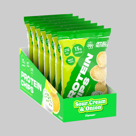 Applied Nutrition Protein Chips 7x50g Sour Cream & Onion packshot
