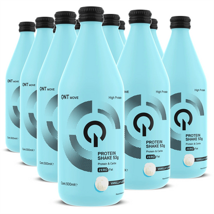 QNT 53g Protein Shake 12x500ml - Vanilla product packaging