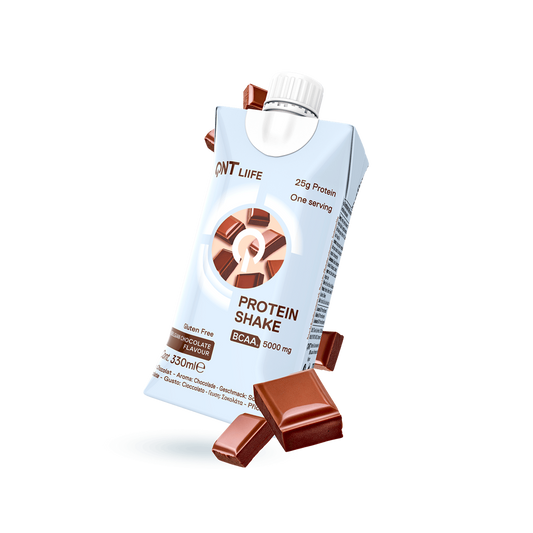 QNT Delicious Whey Shake Tetra 12x330ml - Vanilla product packaging