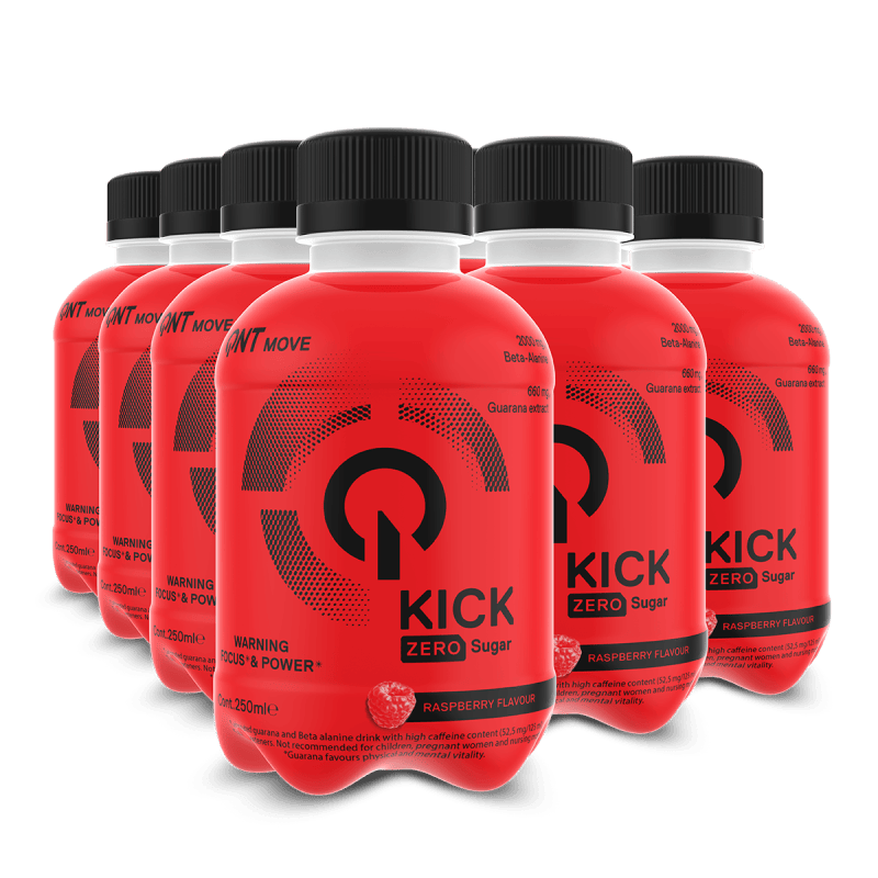 QNT Kick Drink 12x250ml - Lemon Lime product packaging