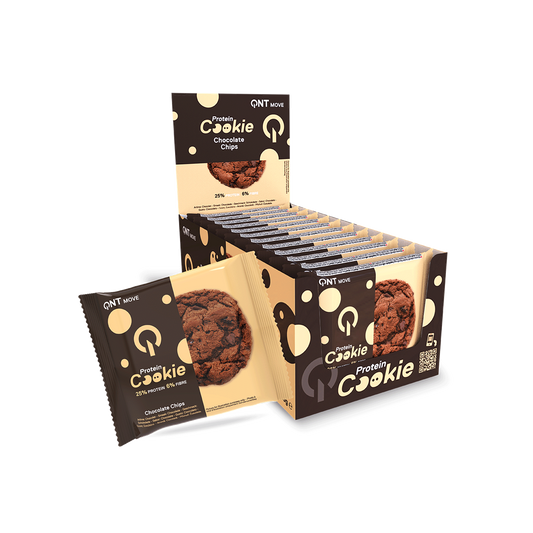 QNT Protein Cookie 12x60g - Chocolate Chip product packaging