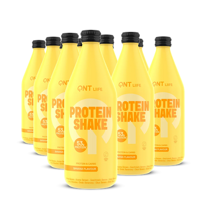QNT 53g Protein Shake — Banana — 12 x 500ml — manufacturer pack image