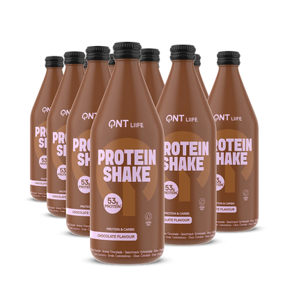 QNT 53g Protein Shake — Chocolate — 12 x 500ml — manufacturer pack image