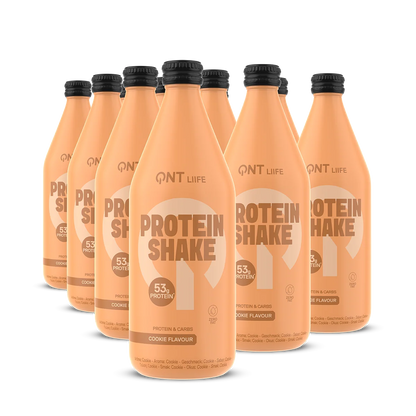 QNT 53g Protein Shake 12x500ml - Cookies & Cream