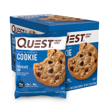Quest Nutrition Cookie 12x59g - Chocolate Chip product packaging
