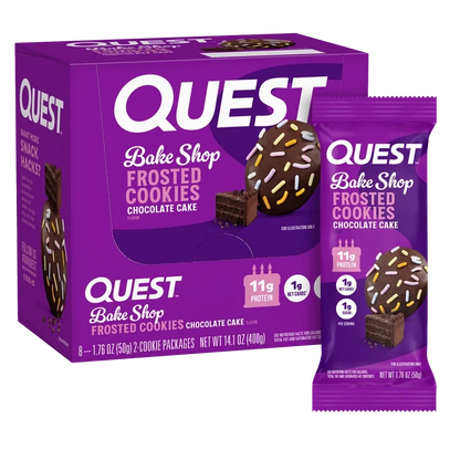 Quest Nutrition Bakeshop Frosted Cookie 8x25g Chocolate Cake