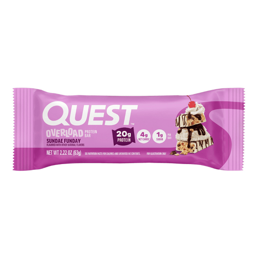 Quest Overload Protein Bar Sundae Funday