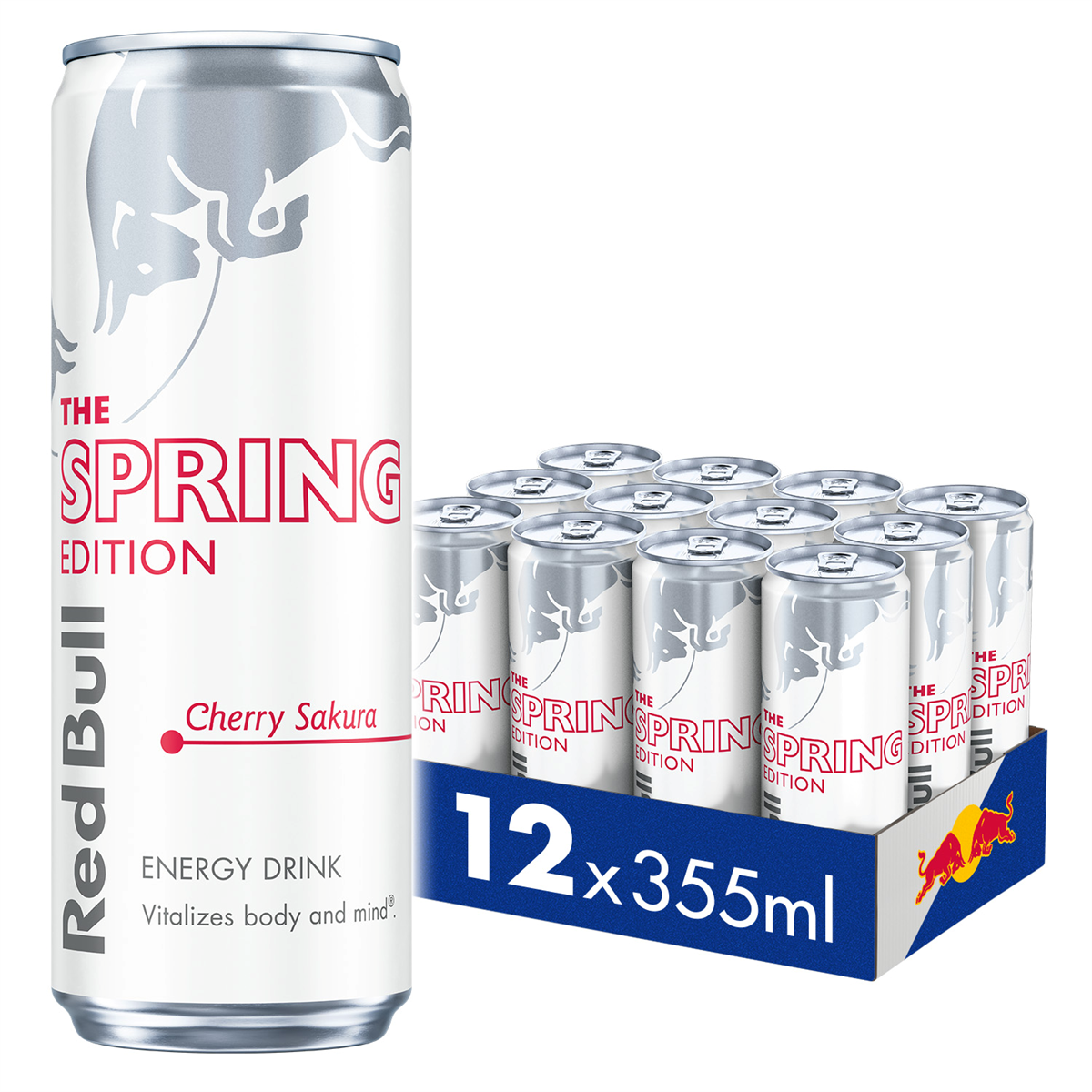 Red Bull Spring Edition 12x355ml Cherry Sakura packshot