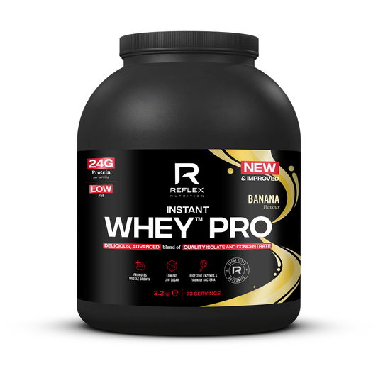 Reflex Nutrition Instant Whey Pro 2.2kg - Banana product packaging