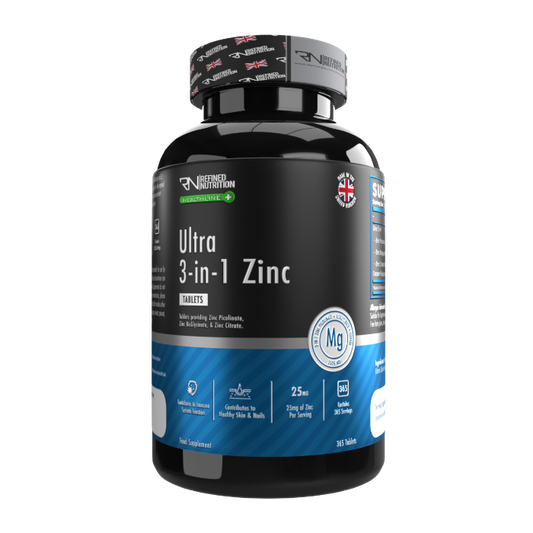Refined Nutrition Ultra Zinc 3-in-1 365 Tabs packshot