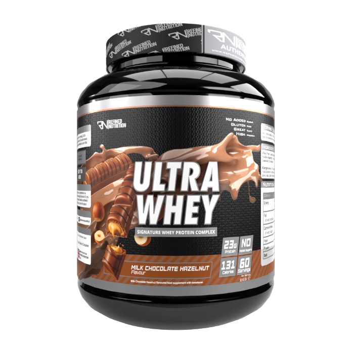 Refined Nutrition Ultra Whey 2kg — Milk Chocolate Hazelnut