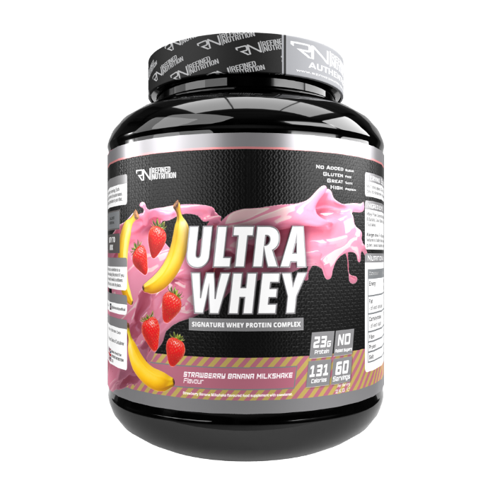 Refined Nutrition Ultra Whey 2kg — Strawberry Banana
