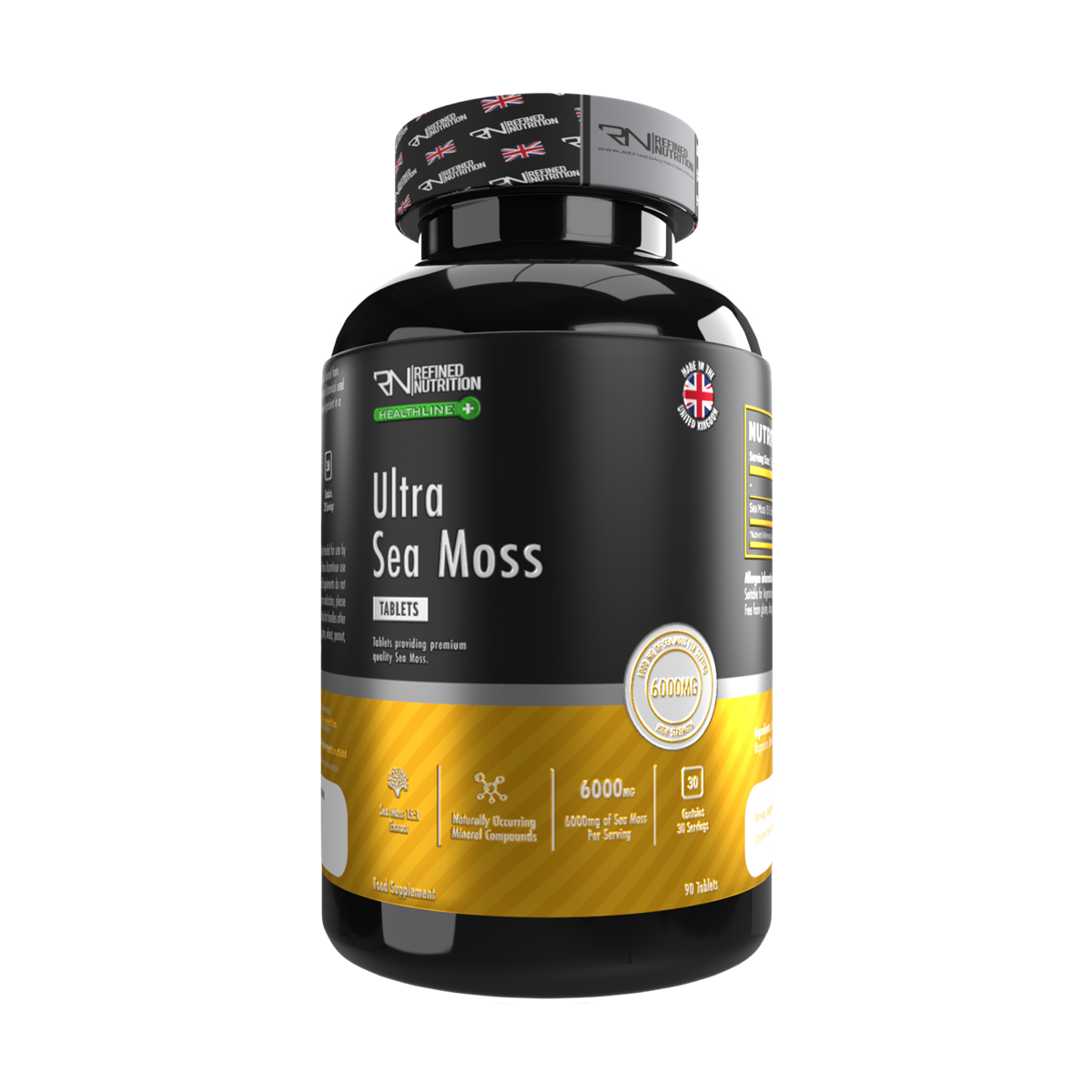 Refined Nutrition Ultra Sea Moss 90 Tabs packshot
