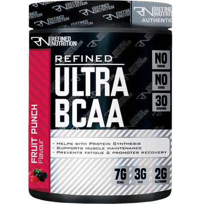Refined Nutrition Ultra BCAA 450g - Fruit Punch product packaging